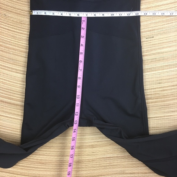 Free People FP Movement First Place Onesies Ribbed Waist Racer Back Black Sz L - Picture 9 of 10